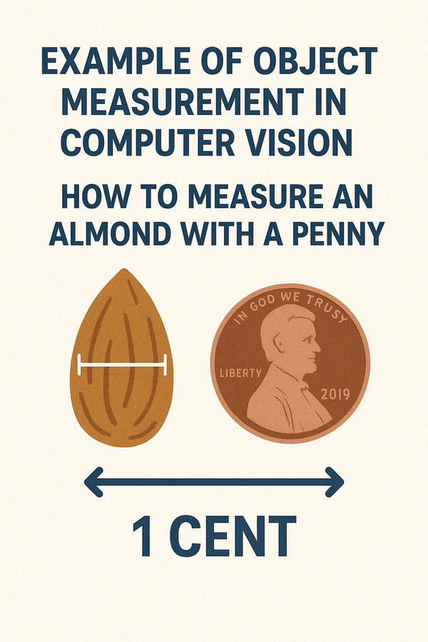 Example of object measurement in manufacturing